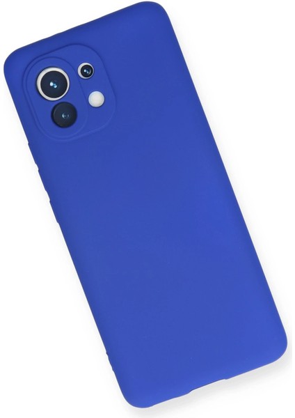 Xiaomi Mi 11 Kılıf First Silikon - Lacivert Ferrg