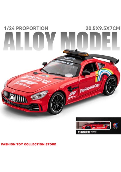 1:24 Bens Gtr Güvenlik Alaşım Araba Modeli Döküm Oyuncak Ses ve Işık ile Araçlar Dekorasyon Oyuncaklar Çocuklar Için Hediye (Yurt Dışından)