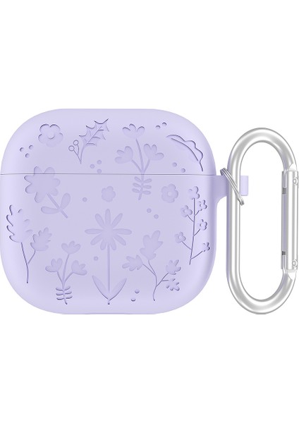 Düz Renk Silikon Için Airpods 1/2 Nesil Kanca Ile Bluetooth Kulaklık Kılıfı (Yurt Dışından)