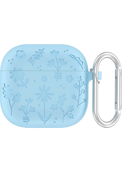 Düz Renk Silikon Için Airpods 1/2 Nesil Kanca Ile Bluetooth Kulaklık Kılıfı (Yurt Dışından)