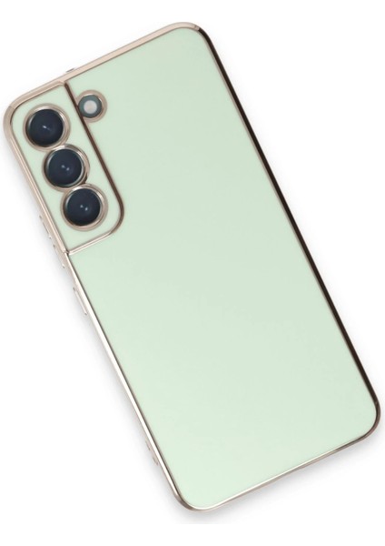 Samsung Galaxy S21 Kılıf Volet Silikon - Açık Yeşil Ferrg