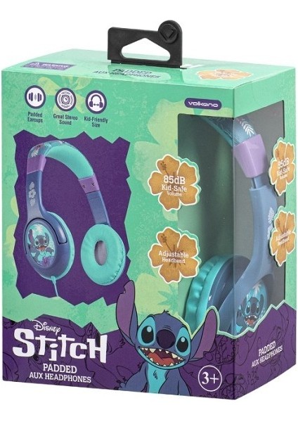 Disney Stitch Kablolu Kulaklık Çocuk Kulaklığı DY10901-ST