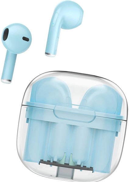 Ls-09 Bluetooth 5.3 Tws Kablosuz Airpods Kulaklık - Mavi Yktsn