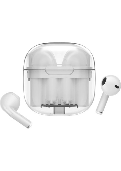 Ls-09 Bluetooth 5.3 Tws Kablosuz Kulaklık - Gümüş Yktsn