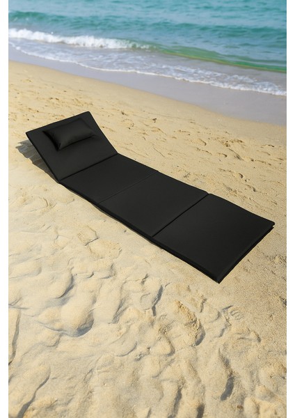 Taşınabilir Katlanır Su Geçirmez Plaj Havuz Minderi, Şezlong Minderi Kamp Yatağı Antrasit fiyatları