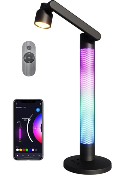 HFW002 Rgb Masaüstü Dekoratif Lamba - Siyah Yktsn