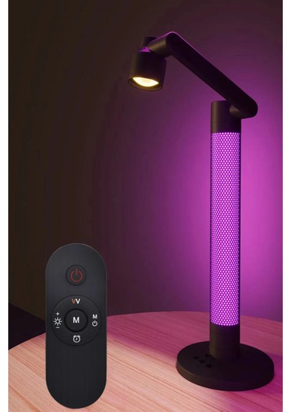 HFW002 Rgb Masaüstü Dekoratif Lamba - Siyah Yktsn