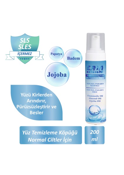 Besleyici Yüz Temizleme Köpüğü - Sülfatsız 200 ml