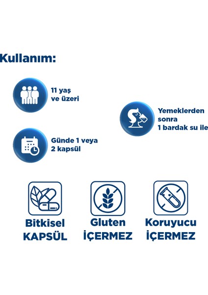 Sulforafan Kolin Kompleks 60 Kapsül - Kolin, Brokoli Ekstresi, Deve Dikeni ve Enginar Ekstresi