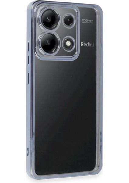 Xiaomi Poco X6 Kılıf Razer Lensli Silikon - Açık Mavi Nrmsa