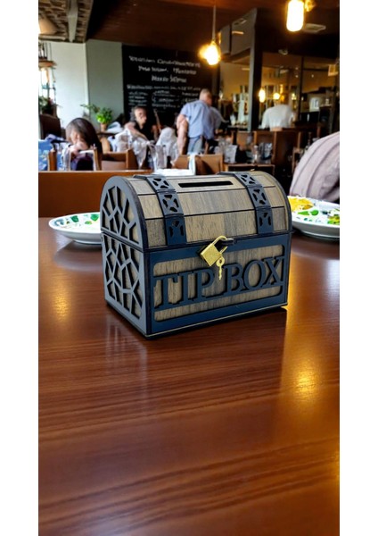 Mezotoys Tip Box Bahşiş Kutusu ve Kumbara Sandık Tipi Tipbox