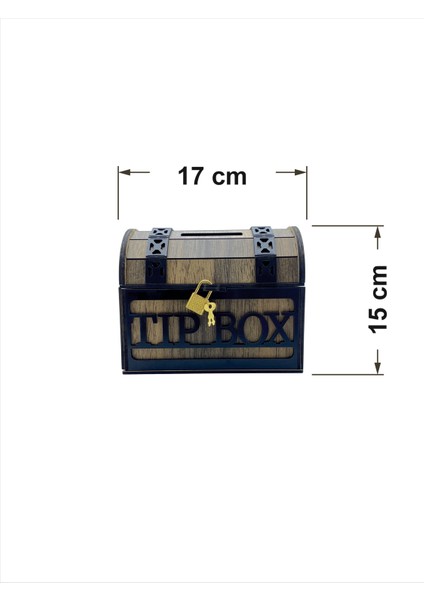 Mezotoys Tip Box Bahşiş Kutusu ve Kumbara Sandık Tipi Tipbox