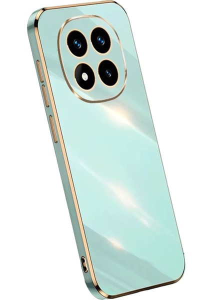Xiaomi Redmi Note 14 Pro Plus Kılıf Volet Silikon - Açık Yeşil Nrmsa