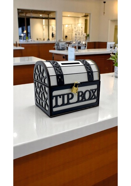 Mezotoys Tip Box Bahşiş Kutusu ve Kumbara Sandık Tipi Tipbox