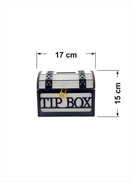 Mezotoys Tip Box Bahşiş Kutusu ve Kumbara Sandık Tipi Tipbox
