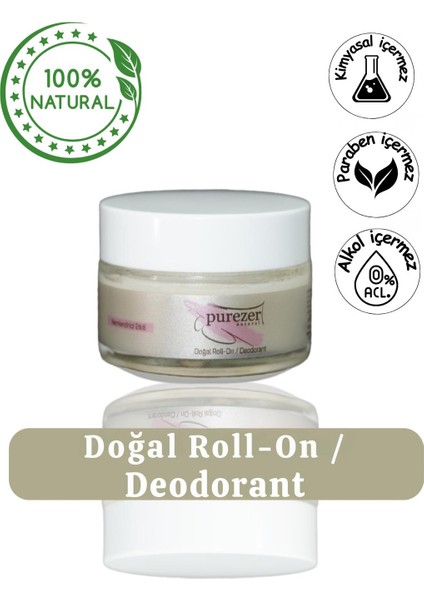 Doğal Krem Roll-On / Deodorant 30 ml