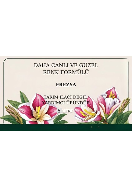 Doğal Daha Canlı ve Güzel Renk Formülü(Frezya)