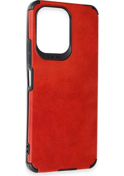 Xiaomi Redmi 13C Kılıf Loop Deri Silikon - Kırmızı Nrmsa modelleri