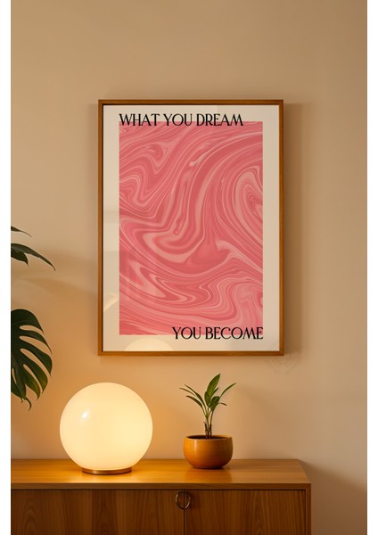 Aura Serisi Ahşap Çerçeveli Poster, Tablo NO:124 fiyatları