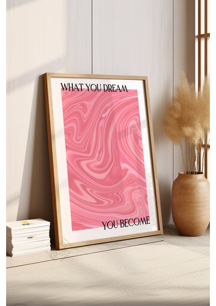 Aura Serisi Ahşap Çerçeveli Poster, Tablo NO:124 fırsatları