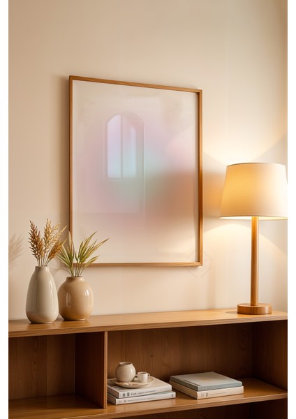 Aura Serisi Ahşap Çerçeveli Poster, Tablo NO:101