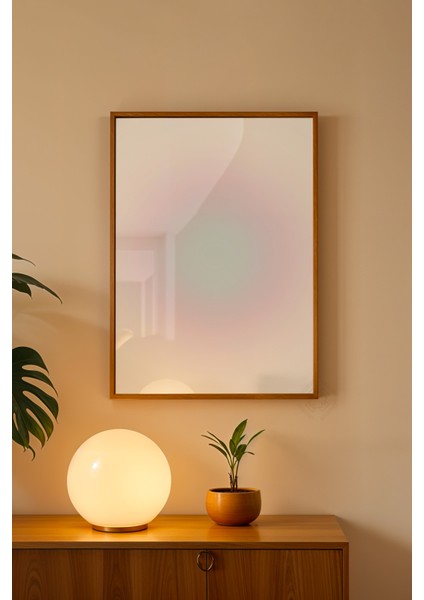 Aura Serisi Ahşap Çerçeveli Poster, Tablo NO:101 fiyatları