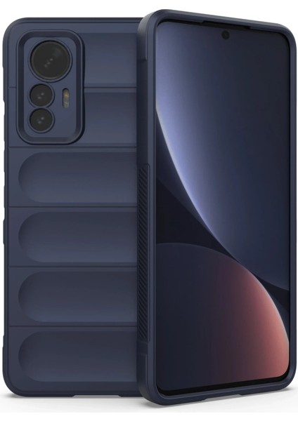 Xiaomi Mi 12 Lite Kılıf Optimum Silikon - Lacivert Nrmsa
