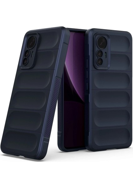 Xiaomi Mi 12 Lite Kılıf Optimum Silikon - Lacivert Nrmsa