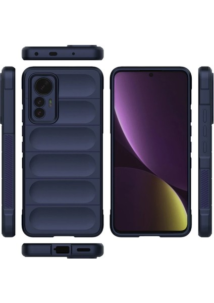 Xiaomi Mi 12 Lite Kılıf Optimum Silikon - Lacivert Nrmsa