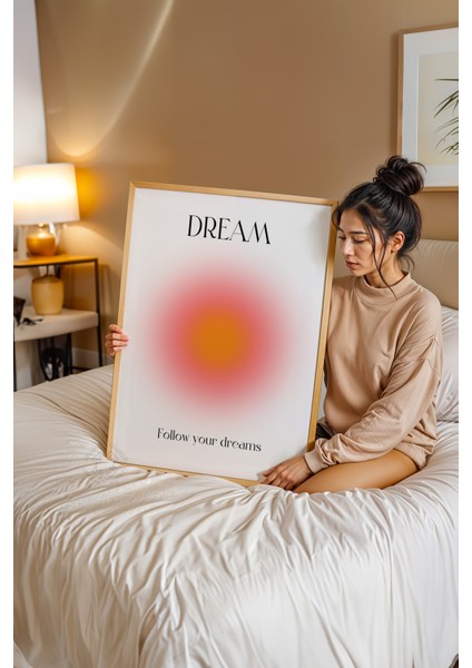 Aura Serisi Ahşap Çerçeveli Poster, Tablo NO:153 modelleri