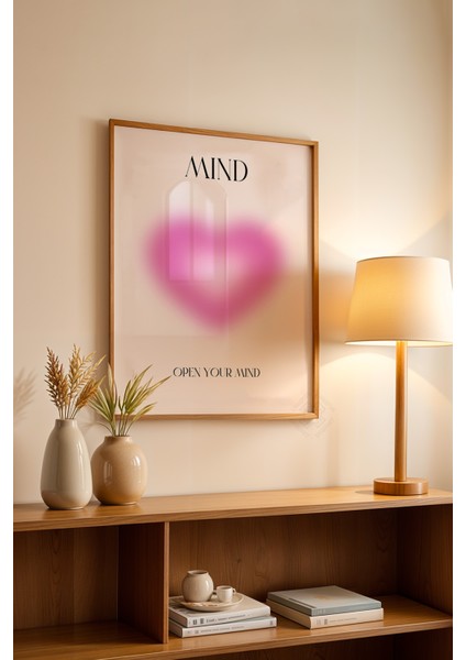 Aura Serisi Ahşap Çerçeveli Poster, Tablo NO:159