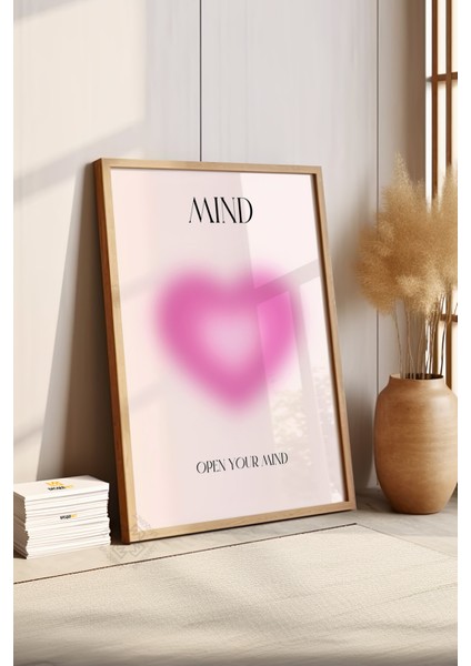Aura Serisi Ahşap Çerçeveli Poster, Tablo NO:159