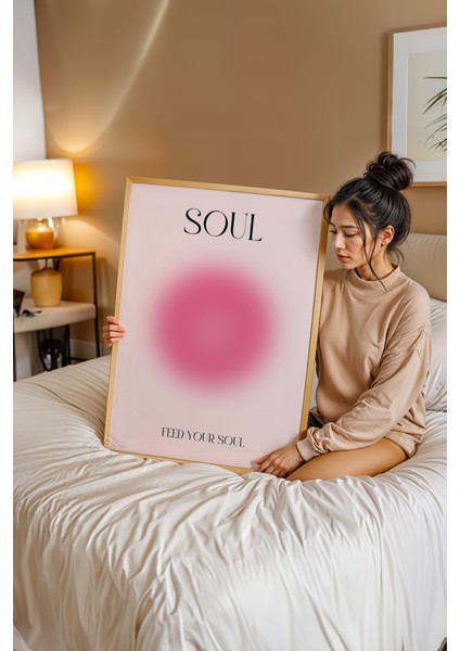 Aura Serisi Ahşap Çerçeveli Poster, Tablo NO:161 modelleri