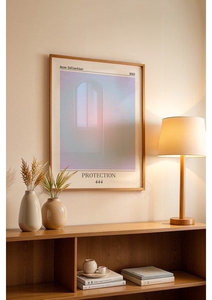 Aura Serisi Ahşap Çerçeveli Poster, Tablo NO:192