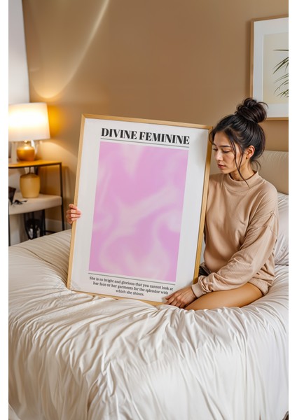 Aura Serisi Ahşap Çerçeveli Poster, Tablo NO:132 modelleri