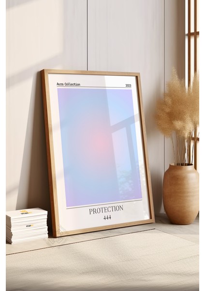 Aura Serisi Ahşap Çerçeveli Poster, Tablo NO:192