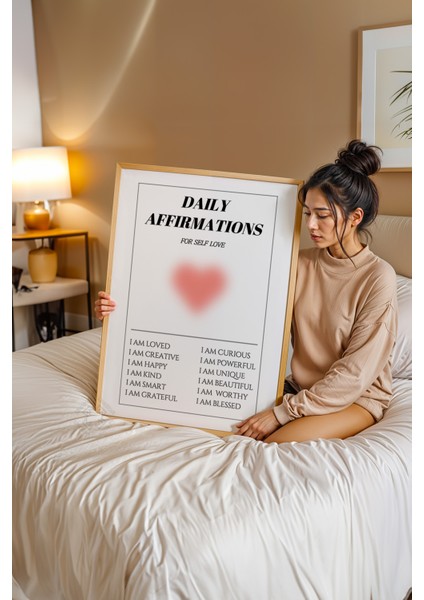 Aura Serisi Ahşap Çerçeveli Poster, Tablo NO:118