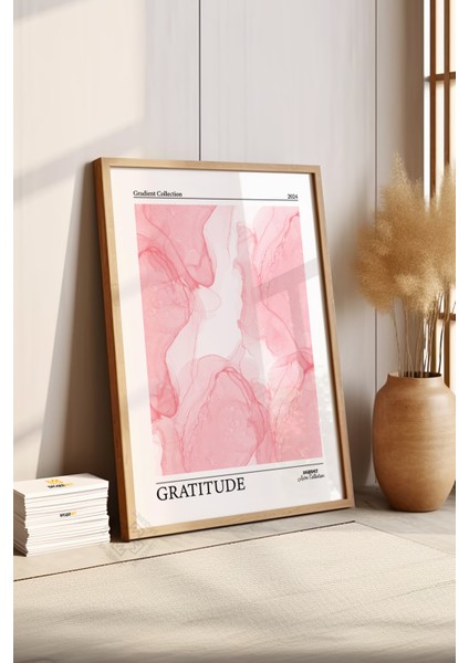 Aura Serisi Ahşap Çerçeveli Poster, Tablo No:40