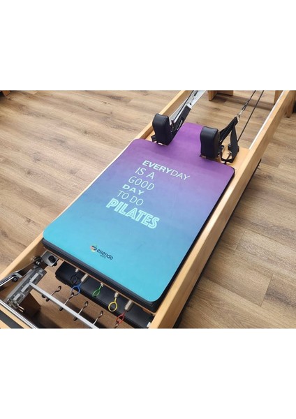 Everyday Is A Good Day To Do Pilates' Lila Mavi Reformer Mat (Pilates Matı)
