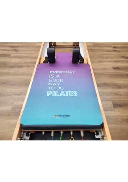 Everyday Is A Good Day To Do Pilates' Lila Mavi Reformer Mat (Pilates Matı)
