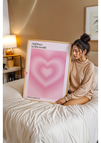 Aura Serisi Ahşap Çerçeveli Poster, Tablo NO:126 modelleri