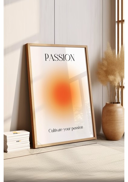 Aura Serisi Ahşap Çerçeveli Poster, Tablo NO:152 fırsatları