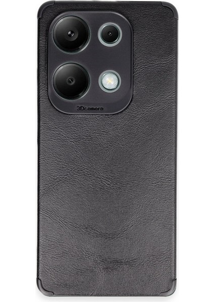 Xiaomi Redmi Note 13 4g Kılıf Loop Deri Silikon - Siyah Nrmsa