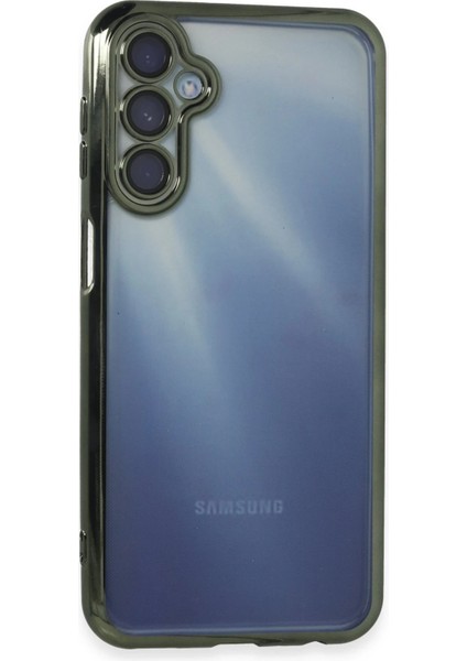 Samsung Galaxy A15 4g Kılıf Razer Lensli Silikon - Yeşil Nrmsa