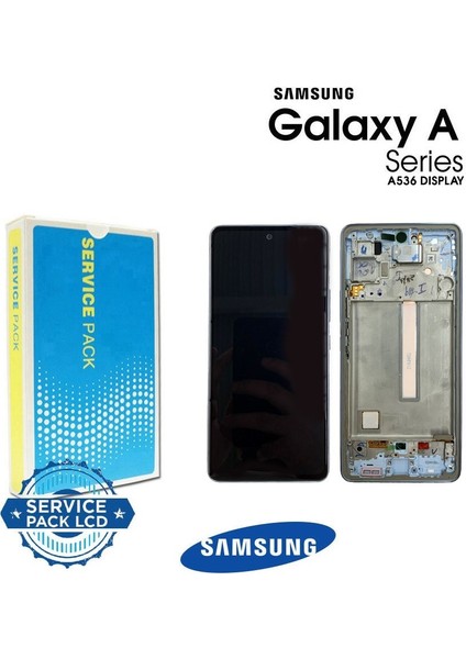 A536 A53 LCD Ekran + Kasalı %100 Kvk Orjinal