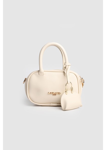 Kadın Harcel Charmlı El ve Askılı Çanta Vizon fiyatları