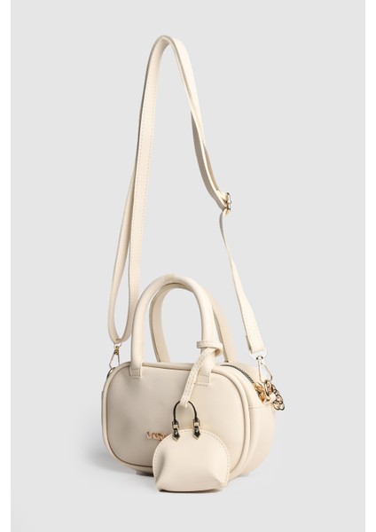Kadın Harcel Charmlı El ve Askılı Çanta Vizon modelleri