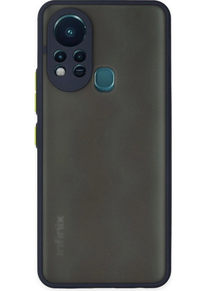 Infinix Hot 11S Kılıf Montreal Silikon Kapak - Lacivert Ferrg