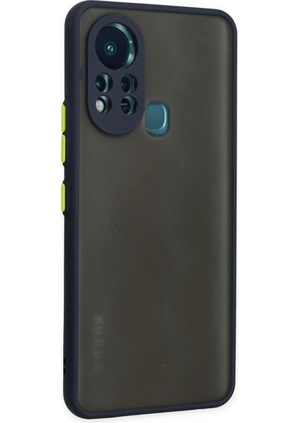 Infinix Hot 11S Kılıf Montreal Silikon Kapak - Lacivert Ferrg