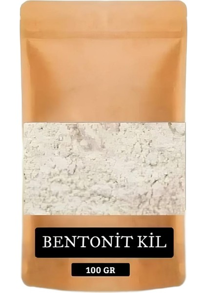 Bentonit Kil 100 gr Ince Toz Formda Kırık Beyaz Doğal Bentonit Kili.